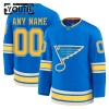 Børn NHL St. Louis Blues Trøje Tilpasset 2024-25 Fanatics Premium Blå Tredje
